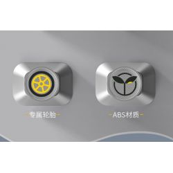 SHARP MODEL JIMU LIANGPIN 10520 non  MANNIU SVJ tỷ lệ 1:8 bộ đồ chơi xếp lắp ráp ghép mô hình 3811 khối