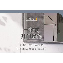 SHARP MODEL JIMU LIANGPIN 10520 non  MANNIU SVJ tỷ lệ 1:8 bộ đồ chơi xếp lắp ráp ghép mô hình 3811 khối