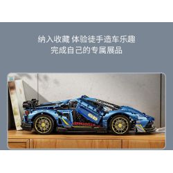 SHARP MODEL JIMU LIANGPIN 10520 non  MANNIU SVJ tỷ lệ 1:8 bộ đồ chơi xếp lắp ráp ghép mô hình 3811 khối