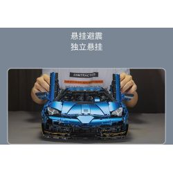 SHARP MODEL JIMU LIANGPIN 10520 non  MANNIU SVJ tỷ lệ 1:8 bộ đồ chơi xếp lắp ráp ghép mô hình 3811 khối