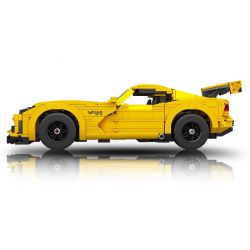 MouldKing 10046 Mould King 10046 REBRICKABLE MOC-120125 120125 MOC120125 non  XE THỂ THAO DODGE VIPER (10295 BỘ) tỷ lệ 1:13 bộ đồ chơi xếp lắp ráp ghép mô hình Model Team Mô Hình Hiện Đại 1236 khối