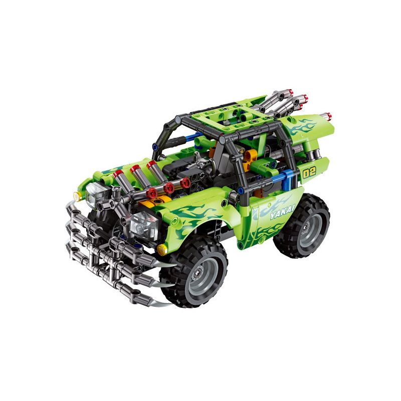 JIESTAR 58042 non  LIÊN MINH HOẠT ĐỘNG YAKAI Q-I bộ đồ chơi xếp lắp ráp ghép mô hình 391 khối