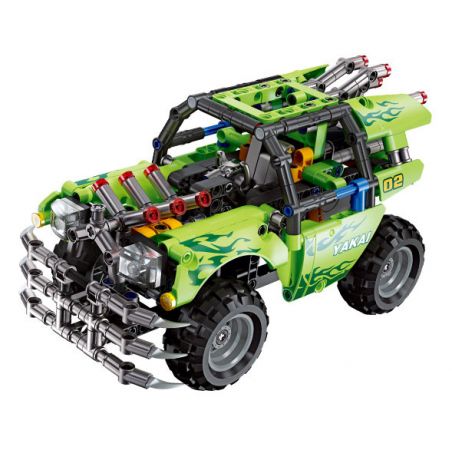 JIESTAR 58042 non  LIÊN MINH HOẠT ĐỘNG YAKAI Q-I bộ đồ chơi xếp lắp ráp ghép mô hình 391 khối