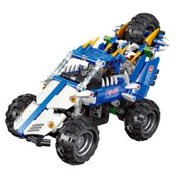 JIESTAR 58041 non  ACTIVE ALLIANCE XE ĐỊA HÌNH FIRE WHEELS O-I bộ đồ chơi xếp lắp ráp ghép mô hình 349 khối