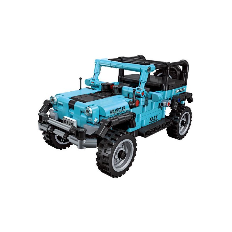 JIESTAR 58040 non  LIÊN MINH TÍCH CỰC WRANGLER bộ đồ chơi xếp lắp ráp ghép mô hình 391 khối