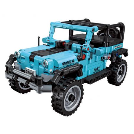 JIESTAR 58040 non  LIÊN MINH TÍCH CỰC WRANGLER bộ đồ chơi xếp lắp ráp ghép mô hình 391 khối