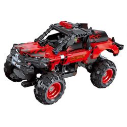 JIESTAR 58038 non  LIÊN MINH TÍCH CỰC KỴ BINH ĐỎ THẪM Y-I bộ đồ chơi xếp lắp ráp ghép mô hình CRIMSON Y-I 374 khối