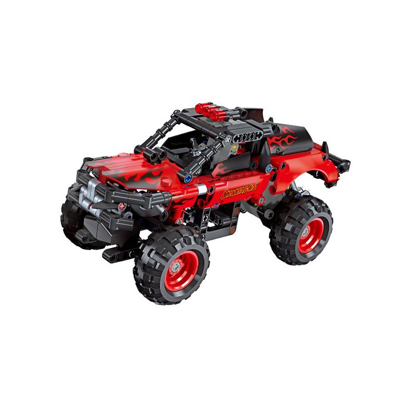 JIESTAR 58038 non  LIÊN MINH TÍCH CỰC KỴ BINH ĐỎ THẪM Y-I bộ đồ chơi xếp lắp ráp ghép mô hình CRIMSON Y-I 374 khối