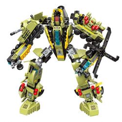 QMAN ENLIGHTEN KEEPPLEY 41108 non  BỘ SIÊU PHẨM BEACON WARRIOR 6 COMBO bộ đồ chơi xếp lắp ráp ghép mô hình Transformers Robot Đại Chiến Người Máy Biến Hình 741 khối