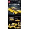 REOBRIX 11030 non  DODGE CHALLENGER SRT HELLCAT tỷ lệ 1:12 bộ đồ chơi xếp lắp ráp ghép mô hình Model Team DODGE HELLCAT Mô Hình Hiện Đại 1740 khối