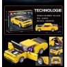 REOBRIX 11030 non  DODGE CHALLENGER SRT HELLCAT tỷ lệ 1:12 bộ đồ chơi xếp lắp ráp ghép mô hình Model Team DODGE HELLCAT Mô Hình Hiện Đại 1740 khối