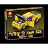 REOBRIX 11030 non  DODGE CHALLENGER SRT HELLCAT tỷ lệ 1:12 bộ đồ chơi xếp lắp ráp ghép mô hình Model Team DODGE HELLCAT Mô Hình Hiện Đại 1740 khối