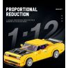 REOBRIX 11030 non  DODGE CHALLENGER SRT HELLCAT tỷ lệ 1:12 bộ đồ chơi xếp lắp ráp ghép mô hình Model Team DODGE HELLCAT Mô Hình Hiện Đại 1740 khối
