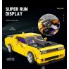 REOBRIX 11030 non  DODGE CHALLENGER SRT HELLCAT tỷ lệ 1:12 bộ đồ chơi xếp lắp ráp ghép mô hình Model Team DODGE HELLCAT Mô Hình Hiện Đại 1740 khối