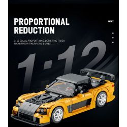 REOBRIX 11029 non  MAZDA RX-7 tỷ lệ 1:12 bộ đồ chơi xếp lắp ráp ghép mô hình Model Team Mô Hình Hiện Đại 1482 khối