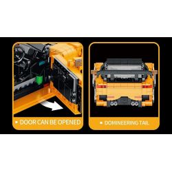 REOBRIX 11029 non  MAZDA RX-7 tỷ lệ 1:12 bộ đồ chơi xếp lắp ráp ghép mô hình Model Team Mô Hình Hiện Đại 1482 khối