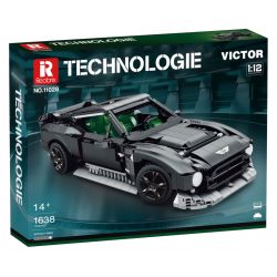 REOBRIX 11028 non  ASTON MARTIN VICTOR tỷ lệ 1:12 bộ đồ chơi xếp lắp ráp ghép mô hình Model Team Mô Hình Hiện Đại 1638 khối