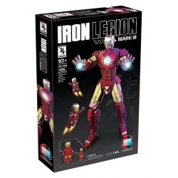 RENZAIMA 790 non  NGƯỜI SẮT MK3 bộ đồ chơi xếp lắp ráp ghép mô hình Marvel Super Heroes IRON LEGION MARK III Siêu Anh Hùng Marvel 466 khối