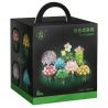 WELEMAGINATION 2114 non  HỘP TRƯNG BÀY CHẬU CÂY MỌNG NƯỚC KẾT HỢP TÁM TRONG MỘT bộ đồ chơi xếp lắp ráp ghép mô hình Flowers POTTED GARDEN Hoa 1257 khối