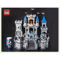 QMAN ENLIGHTEN KEEPPLEY 1023 non  BAO VÂY LÂU ĐÀI NHÀ VUA bộ đồ chơi xếp lắp ráp ghép mô hình Medieval Castle LION CASTLE Chiến Tranh Trung Cổ 1393 khối