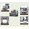 QMAN ENLIGHTEN KEEPPLEY 1023 non  BAO VÂY LÂU ĐÀI NHÀ VUA bộ đồ chơi xếp lắp ráp ghép mô hình Medieval Castle LION CASTLE Chiến Tranh Trung Cổ 1393 khối