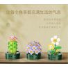 WELEMAGINATION 2114 non  HỘP TRƯNG BÀY CHẬU CÂY MỌNG NƯỚC KẾT HỢP TÁM TRONG MỘT bộ đồ chơi xếp lắp ráp ghép mô hình Flowers POTTED GARDEN Hoa 1257 khối