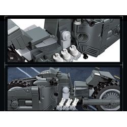 JIESTAR 58051 non  ĐUA XE NHỰA ĐƯỜNG BATBIKE bộ đồ chơi xếp lắp ráp ghép mô hình BATCYCLE 224 khối