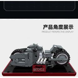 JIESTAR 58051 non  ĐUA XE NHỰA ĐƯỜNG BATBIKE bộ đồ chơi xếp lắp ráp ghép mô hình BATCYCLE 224 khối