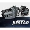 JIESTAR 58051 non  ĐUA XE NHỰA ĐƯỜNG BATBIKE bộ đồ chơi xếp lắp ráp ghép mô hình BATCYCLE 224 khối