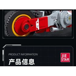 JIESTAR 58050 non  ĐUA XE NHỰA ĐƯỜNG KUSANAGI BLADE CT-3X bộ đồ chơi xếp lắp ráp ghép mô hình Movie & Game Phim Và Trò Chơi 241 khối