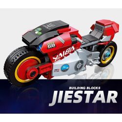 JIESTAR 58050 non  ĐUA XE NHỰA ĐƯỜNG KUSANAGI BLADE CT-3X bộ đồ chơi xếp lắp ráp ghép mô hình Movie & Game Phim Và Trò Chơi 241 khối
