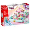 GUDI 30007 non  CÔNG CHÚA TÌNH YÊU CUỐN SÁCH KHU VƯỜN NHỎ bộ đồ chơi xếp lắp ráp ghép mô hình Girl PRINCESS CANDY Con Gái 269 khối