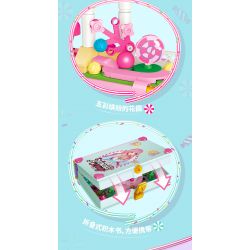 GUDI 30007 non  CÔNG CHÚA TÌNH YÊU CUỐN SÁCH KHU VƯỜN NHỎ bộ đồ chơi xếp lắp ráp ghép mô hình Girl PRINCESS CANDY Con Gái 269 khối