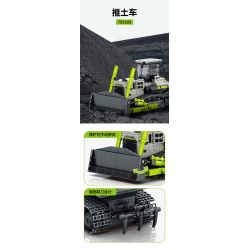 SEMBO 705109 non  ZOOMLION MÁY ỦI bộ đồ chơi xếp lắp ráp ghép mô hình City Thành Phố 418 khối