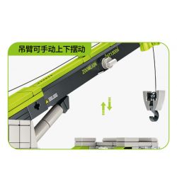 SEMBO 705108 non  ZOOMLION CẦN CẨU MỌI ĐỊA HÌNH bộ đồ chơi xếp lắp ráp ghép mô hình City Thành Phố 351 khối