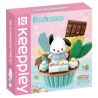 KEEPPLEY K20821 20821 non  CHÚ CHÓ SANRIO PACHA CHIẾC BÁNH NHỎ DỄ THƯƠNG bộ đồ chơi xếp lắp ráp ghép mô hình Movie & Game POCHACCO Phim Và Trò Chơi