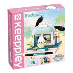 KEEPPLEY K20820 20820 non  CHÓ SANRIO PACHA ĐẤU TRƯỜNG VUI NHỘN bộ đồ chơi xếp lắp ráp ghép mô hình Movie & Game POCHACCO Phim Và Trò Chơi
