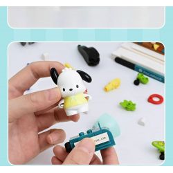 KEEPPLEY K20820 20820 non  CHÓ SANRIO PACHA ĐẤU TRƯỜNG VUI NHỘN bộ đồ chơi xếp lắp ráp ghép mô hình Movie & Game POCHACCO Phim Và Trò Chơi