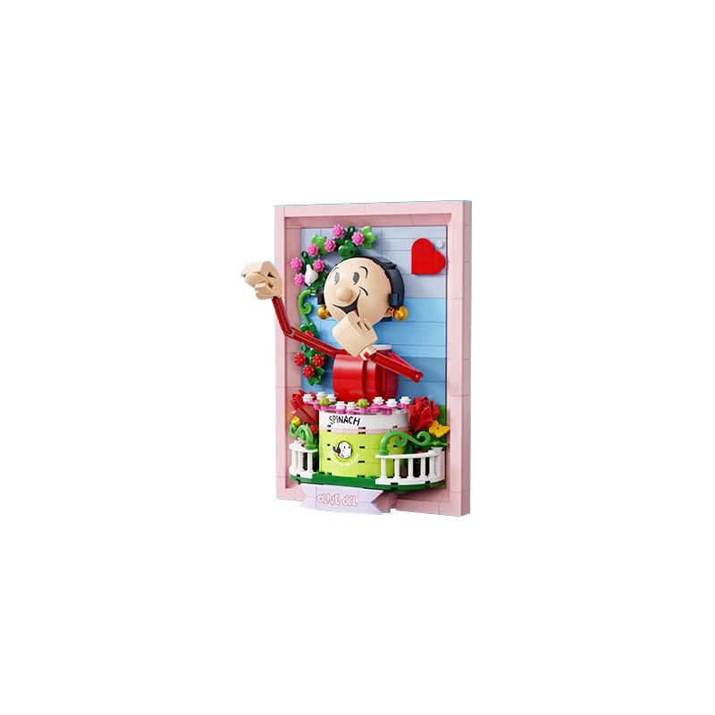 PANTASY 86404 non  BỨC TRANH BA CHIỀU CỦA POPEYE OLIVIA bộ đồ chơi xếp lắp ráp ghép mô hình Movie & Game Phim Và Trò Chơi