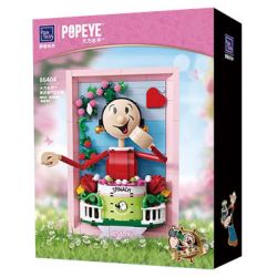 PANTASY 86404 non  BỨC TRANH BA CHIỀU CỦA POPEYE OLIVIA bộ đồ chơi xếp lắp ráp ghép mô hình Movie & Game Phim Và Trò Chơi