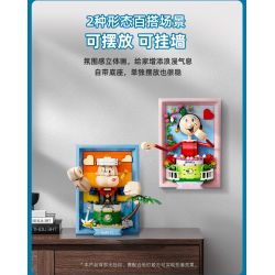 PANTASY 86404 non  BỨC TRANH BA CHIỀU CỦA POPEYE OLIVIA bộ đồ chơi xếp lắp ráp ghép mô hình Movie & Game Phim Và Trò Chơi
