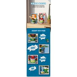 PANTASY 86403 non  TRANH BA CHIỀU POPEYE PHONG CÁCH bộ đồ chơi xếp lắp ráp ghép mô hình Movie & Game Phim Và Trò Chơi