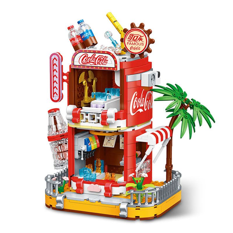 WELEMAGINATION 2092 non  NHÀ COCACOLA bộ đồ chơi xếp lắp ráp ghép mô hình Creator Sáng Tạo