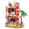 WELEMAGINATION 2092 non  NHÀ COCACOLA bộ đồ chơi xếp lắp ráp ghép mô hình Creator Sáng Tạo