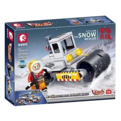 SEMBO 2753 2754 2755 2756 2757 2758 2759 2752 non  CỨU HỘ TUYẾT 8 LOẠI XE THỦY LỰC HẠNG NẶNG KẾT HỢP VỚI CON LĂN TANG TRỐNG ĐƠN VẬN CHUYỂN TÀI NGUYÊN CẦN CẨU CONTAINER MÁY CÀY ĐA CHỨC NĂNG BÁNH XÍCH TAY LỒNG PHÁ HOẠI KÉO VÀ NÂNG ĐẦM TỐC ĐỘ CAO bộ đồ chơi xếp lắp ráp ghép mô hình City CITY LIFE THE SNOW RESCUE Thành Phố 993 khối