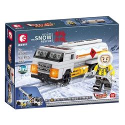 SEMBO 2744 2745 2746 2747 2748 2749 2750 2751 non  CỨU HỘ TUYẾT 8 TỔ HỢP GỒM XE KÉO KHẨN CẤP BỒN ỦI CẦN CẨU ỐNG LỒNG HÀN VẬN TẢI HẠNG NẶNG MÁY XÚC BÁNH LỐP XÍCH bộ đồ chơi xếp lắp ráp ghép mô hình City CITY LIFE THE SNOW RESCUE Thành Phố 730 khối