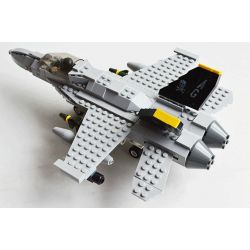 GUDI 600031A 6018 non  MÁY BAY CHIẾN ĐẤU F-18 bộ đồ chơi xếp lắp ráp ghép mô hình Military Army F18 HORNET FIGHTER Quân Sự Bộ Đội 284 khối