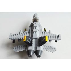 GUDI 600031A 6018 non  MÁY BAY CHIẾN ĐẤU F-18 bộ đồ chơi xếp lắp ráp ghép mô hình Military Army F18 HORNET FIGHTER Quân Sự Bộ Đội 284 khối