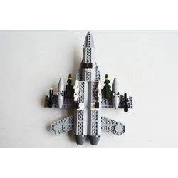 GUDI 600031A 6018 non  MÁY BAY CHIẾN ĐẤU F-18 bộ đồ chơi xếp lắp ráp ghép mô hình Military Army F18 HORNET FIGHTER Quân Sự Bộ Đội 284 khối