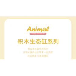 JIESTAR 59216 non  MÔ HÌNH THU NHỎ HỘP XEM THẰN LẰN bộ đồ chơi xếp lắp ráp ghép mô hình LIZARD 34 khối